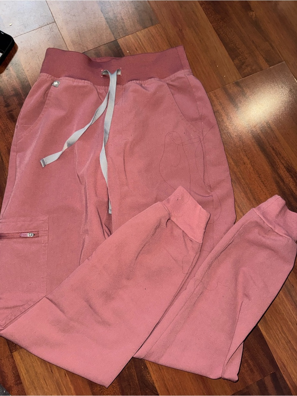 Figs Dusty Rose Scrub Jogger Pants